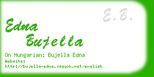 edna bujella business card